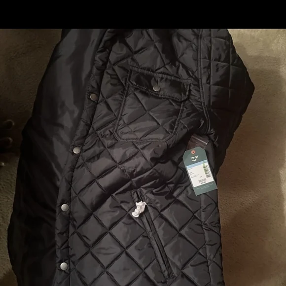 Outdoor Life Black Quilted Puffer Jacket - Picture 3 of 5